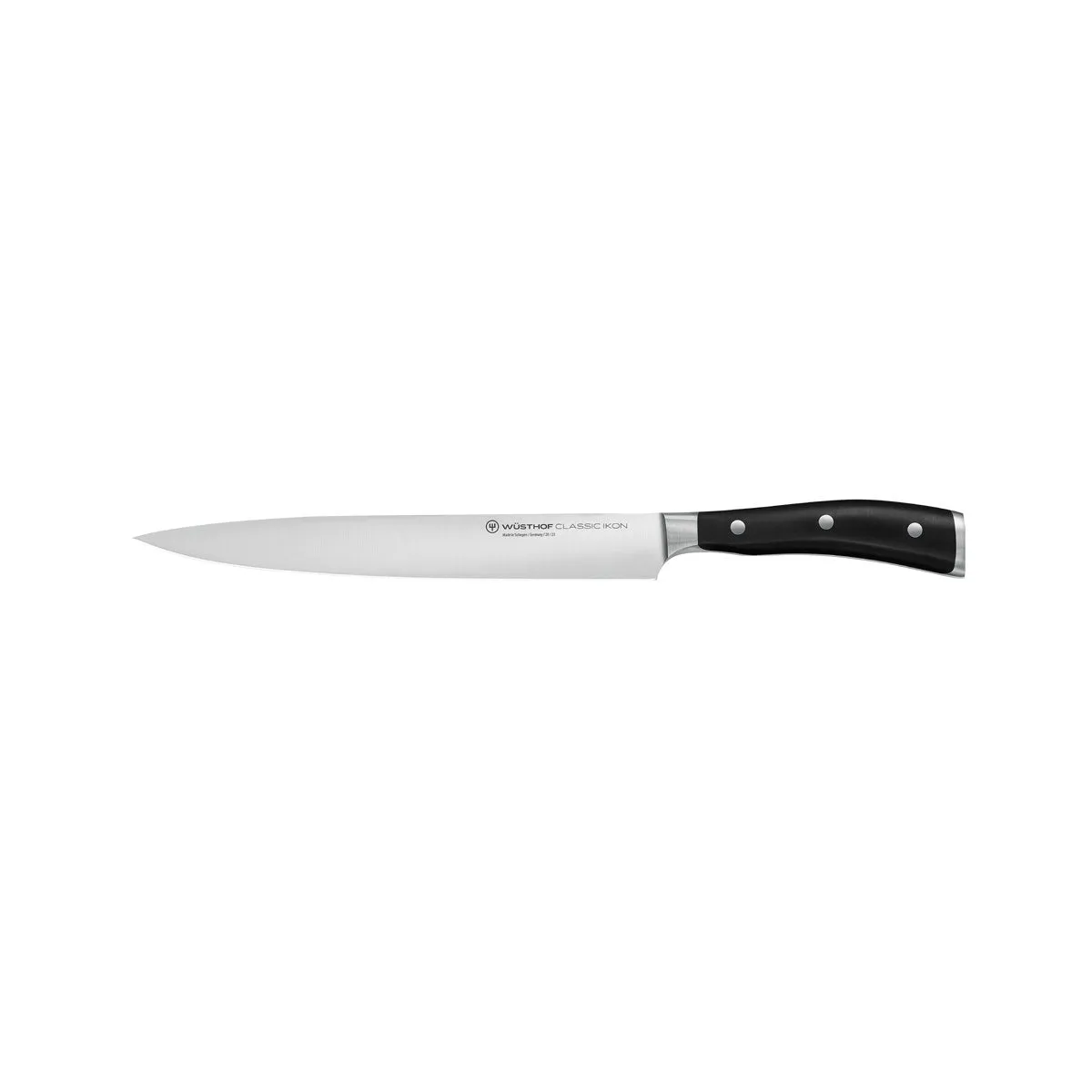 WUSTHOF CLASSIC IKON BLACK CARVING KNIFE 230mm (1040330723W) (*28014*) = 1 X EACH