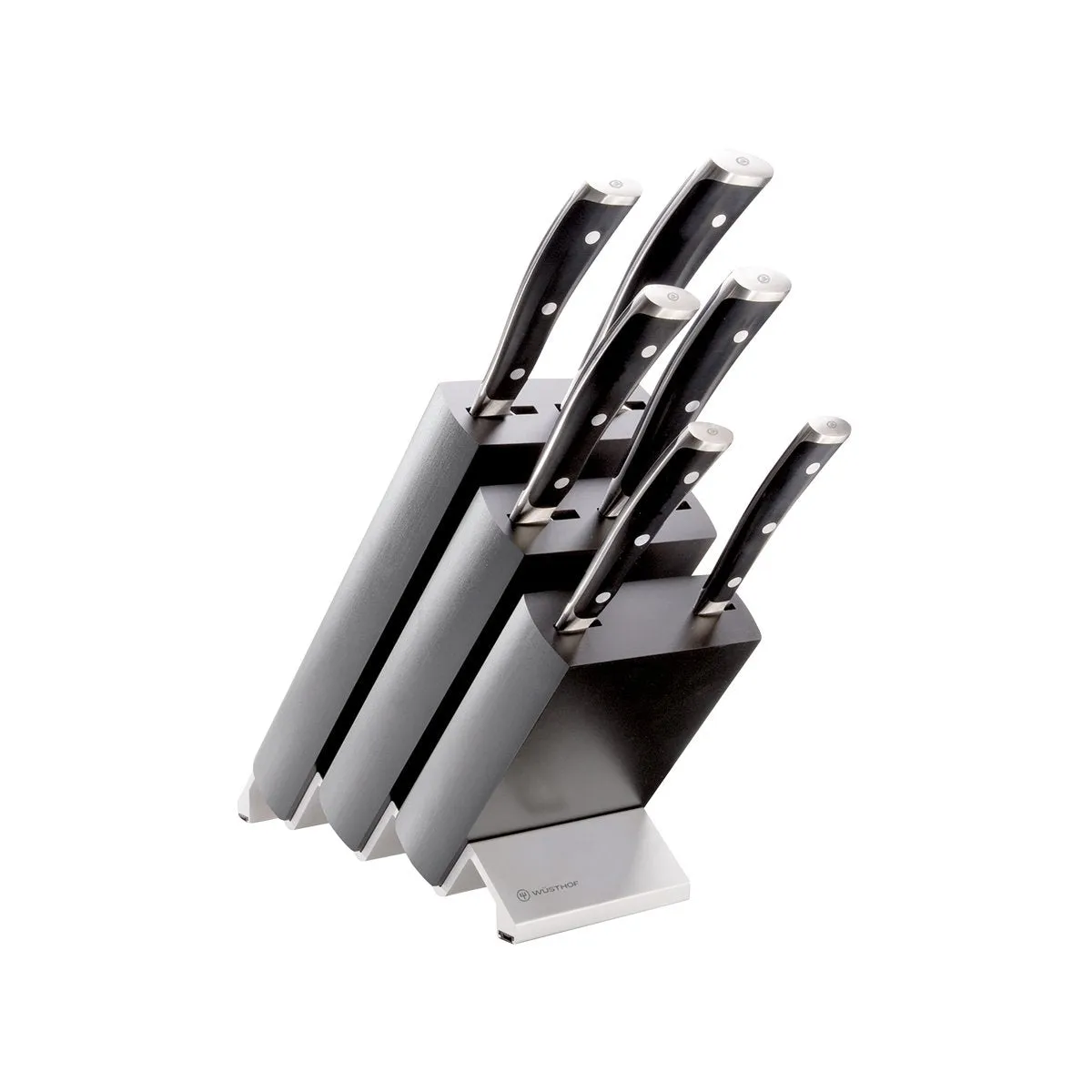 WUSTHOF CLASSIC IKON BLACK KNIFE BLOCK SET 7pc (1090370601W) (*28030*) =  1 X EACH