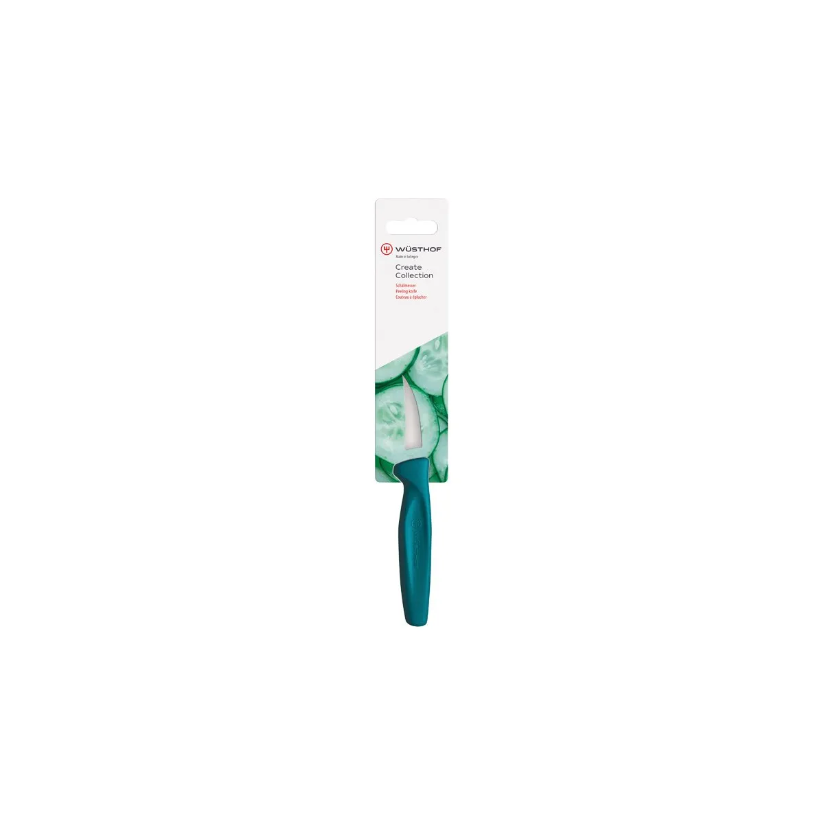WUSTHOF CREATE PEELING KNIFE 60mm BLUE HANGSELL (1145306106W (*28490*) = 1 X EACH