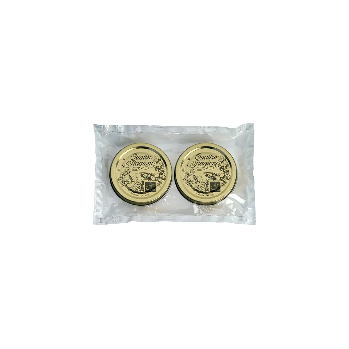 QUATTRO STAGIONI LID 70mm 2/PACK (8.95052) (*340-032*) = SLEEVE OF 6 X PACKETS
