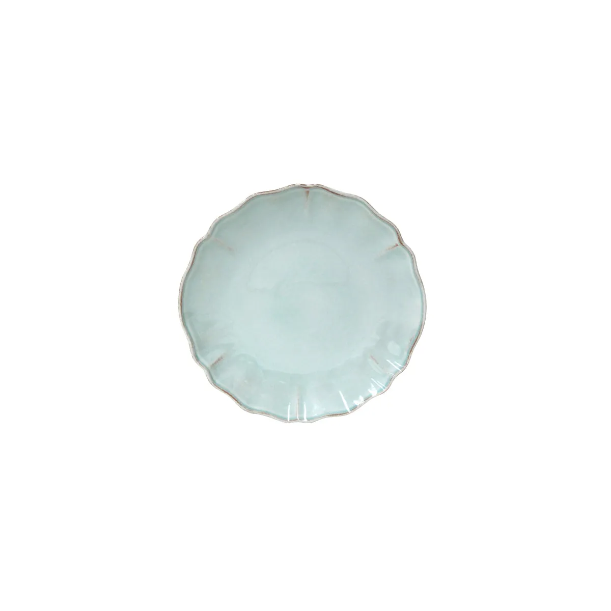 COSTA NOVA ALENTEJO PLATE 214x25mm TURQ (TP213-TRQ) (*300053*) = PACK OF 6 X EACHES