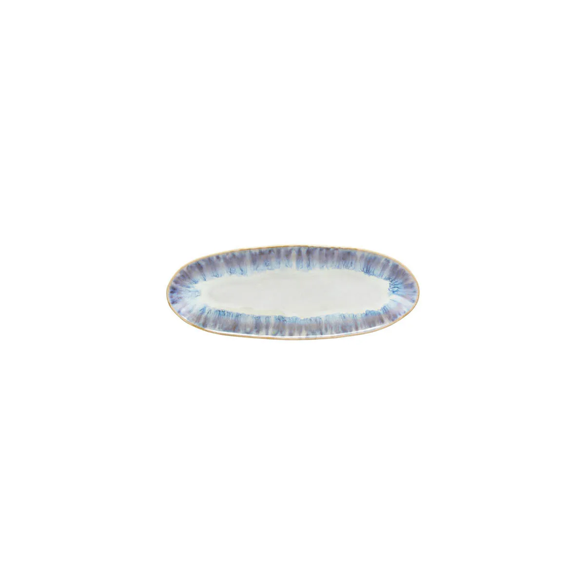 COSTA NOVA BRISA OVAL PLATE 243x92mm RIA BLUE (GOA241-RIA) (*300386*) = PACK OF 2 X EACHES