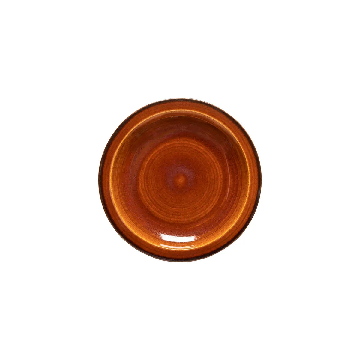 CASAFINA POTERIE PLATE 204x28mm CARAMEL (JSP202-CAR) (*401255*) = PACK OF 6 X EACHES