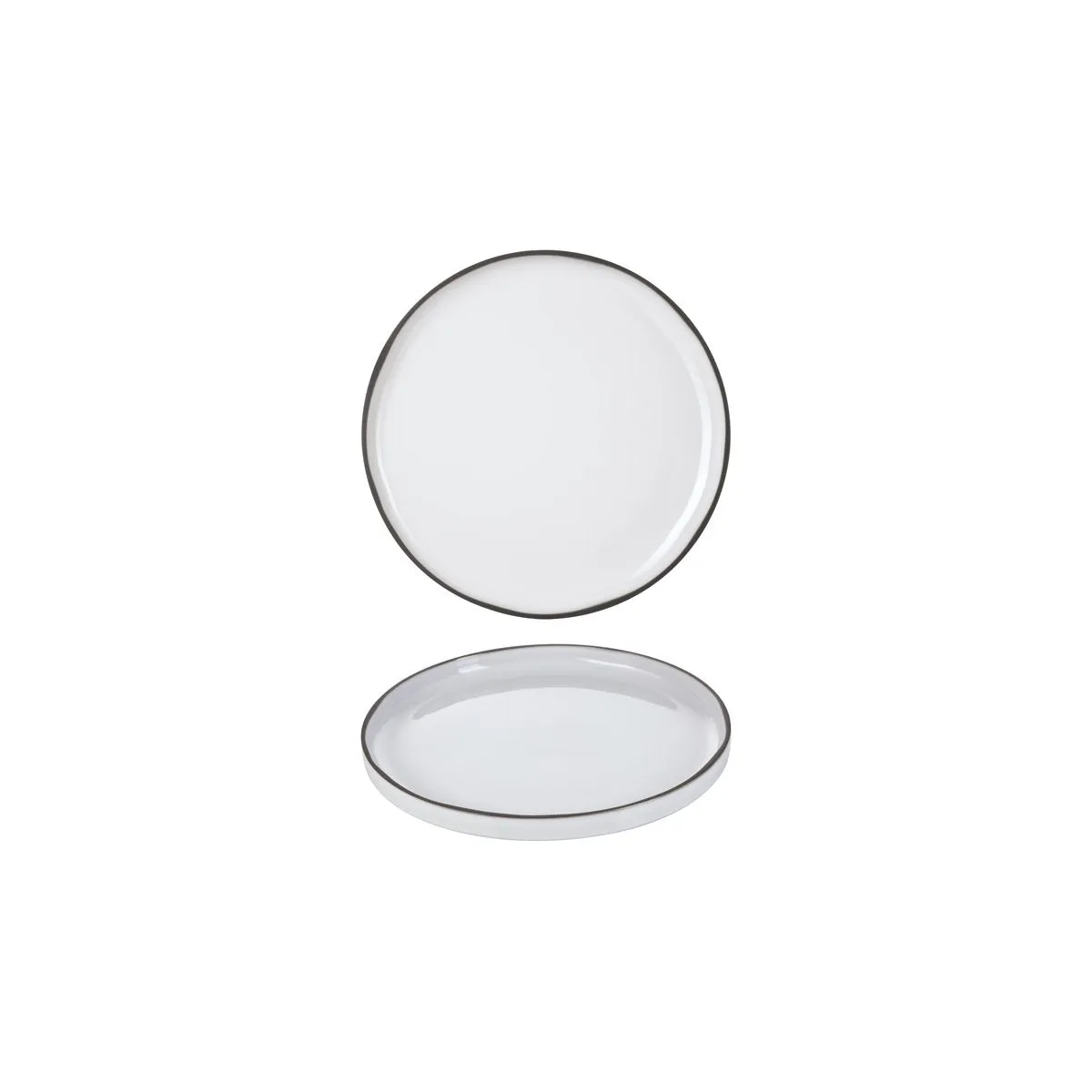 REVOL CARACTERE ROUND PLATE 210mm WHITE CUMULUS (*RV652798*) = PACK OF 4 X EACHES