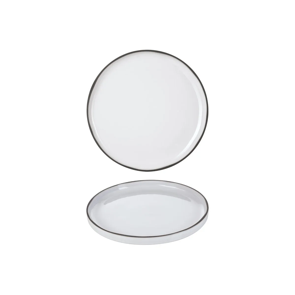 REVOL CARACTERE ROUND PLATE 260mm WHITE CUMULUS (*RV652703*) = PACK OF 4 X EACHES