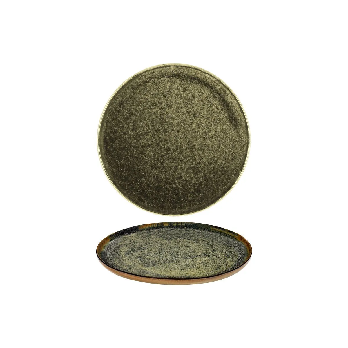 SERAX SURFACE LARGE ROUND PLATE 270x15mm INDI GREY (*SERAXB5116203B*) = PACK OF 8 X EACHES