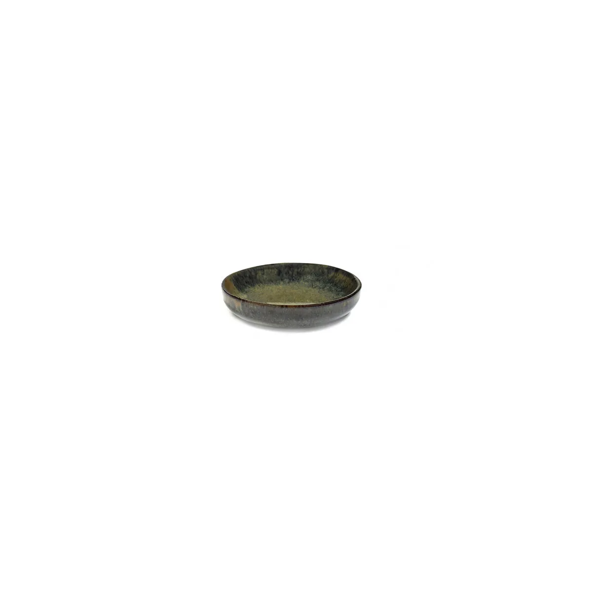 SERAX SURFACE ROUND OLIVE/SAUCE DISH 90x20mm INDI GREY (*SERAXB5116225B*) = PACK OF 8 X EACHES