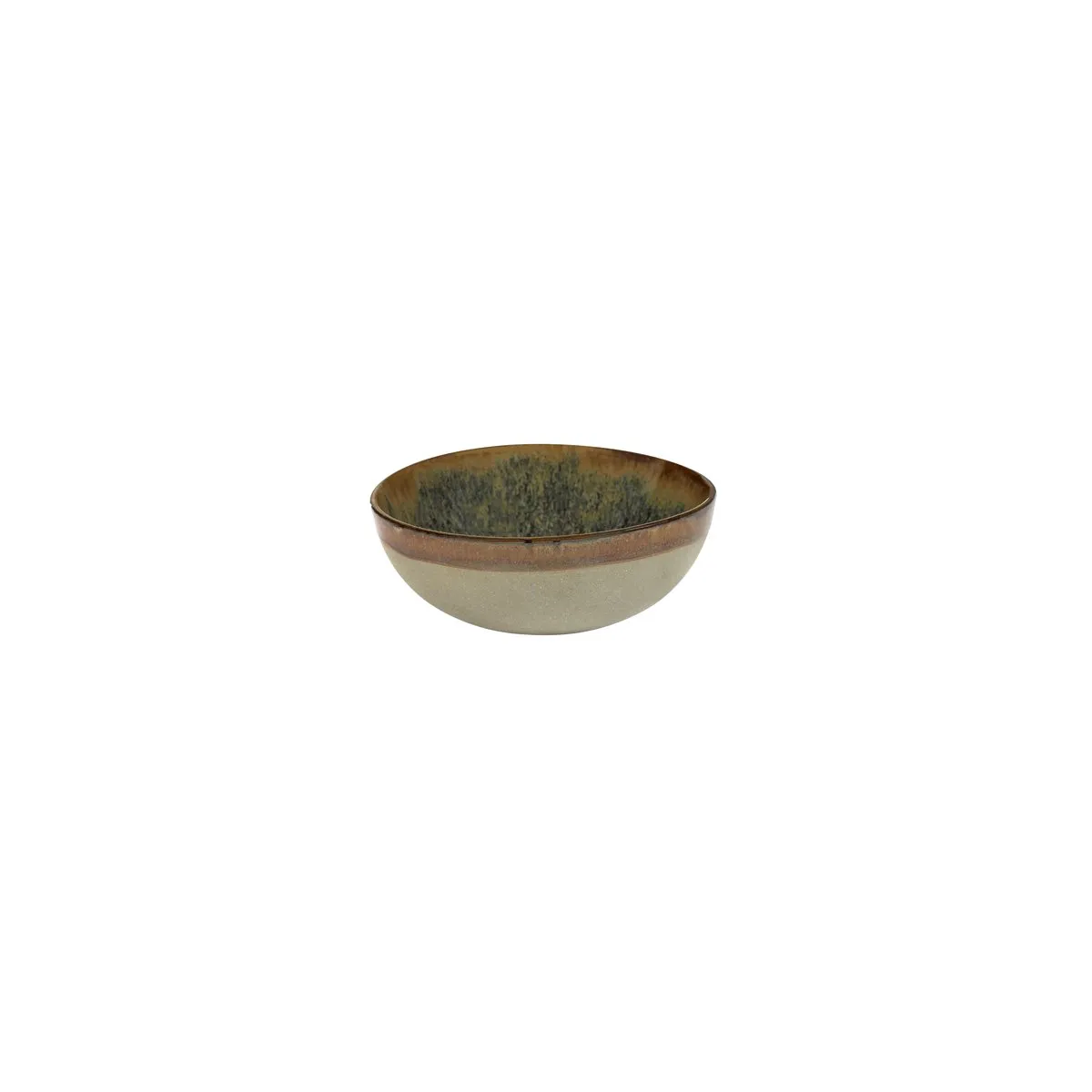 SERAX SURFACE LARGE ROUND BOWL 130x50mm GREY/INDI GREY (*SERAXB5116209B*) = PACK OF 8 X EACHES