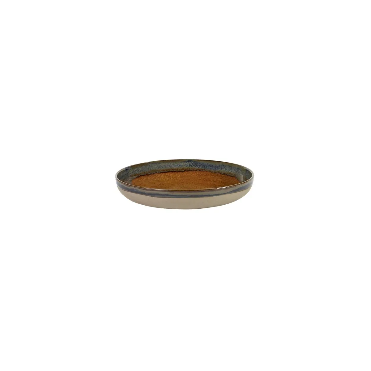 SERAX SURFACE ROUND FLARED PLATTER 320x55mm RUSTY BROWN (*SERAXB5116214C*) = PACK OF 2 X EACHES