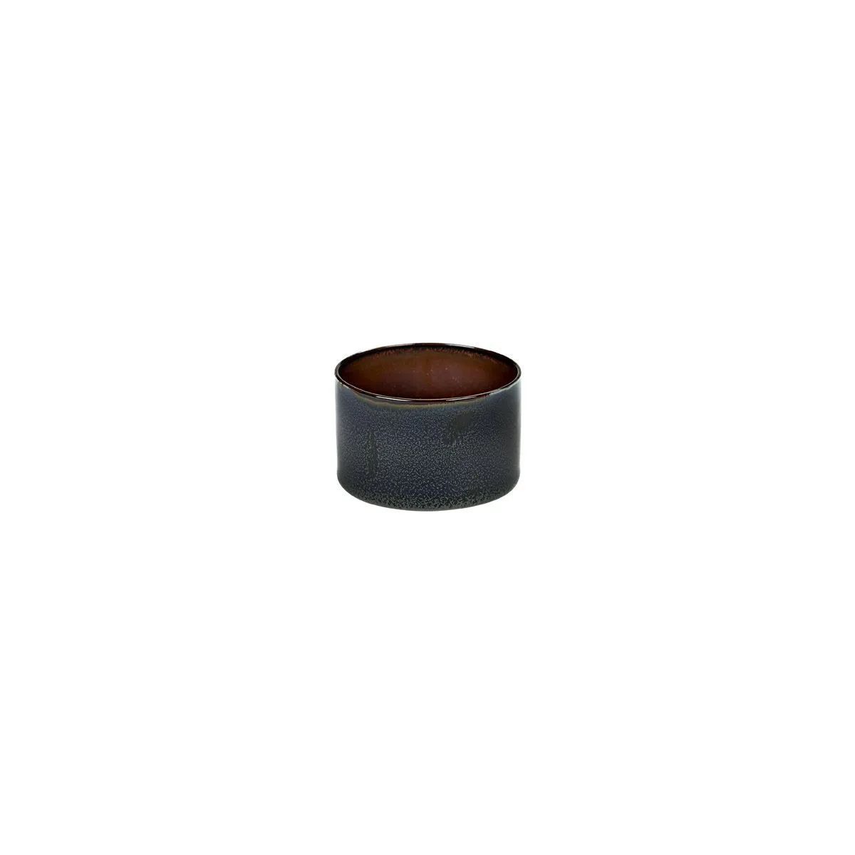 SERAX TERRES DE REVES LOW TUMBLER 75x50mm DARK BLUE/RUST (*SERAXB5116102*) = PACK OF 8 X EACHES