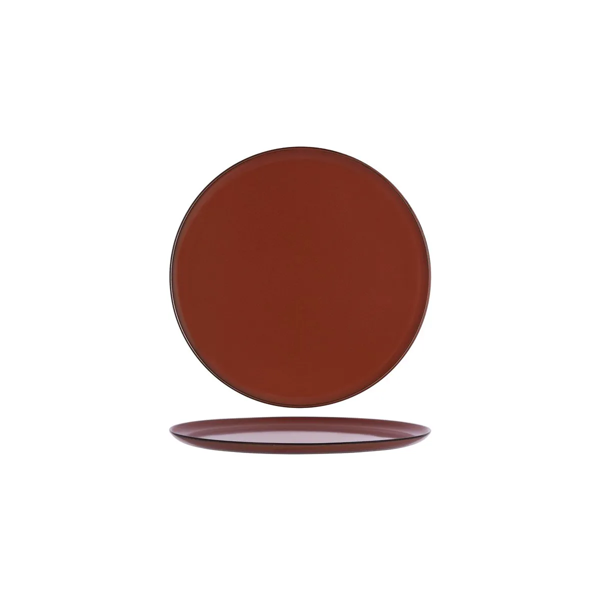 SERAX TERRES DE REVES MEDIUM ROUND PLATE 220mm RUST (*SERAXB5116153*) = PACK OF 4 X EACHES
