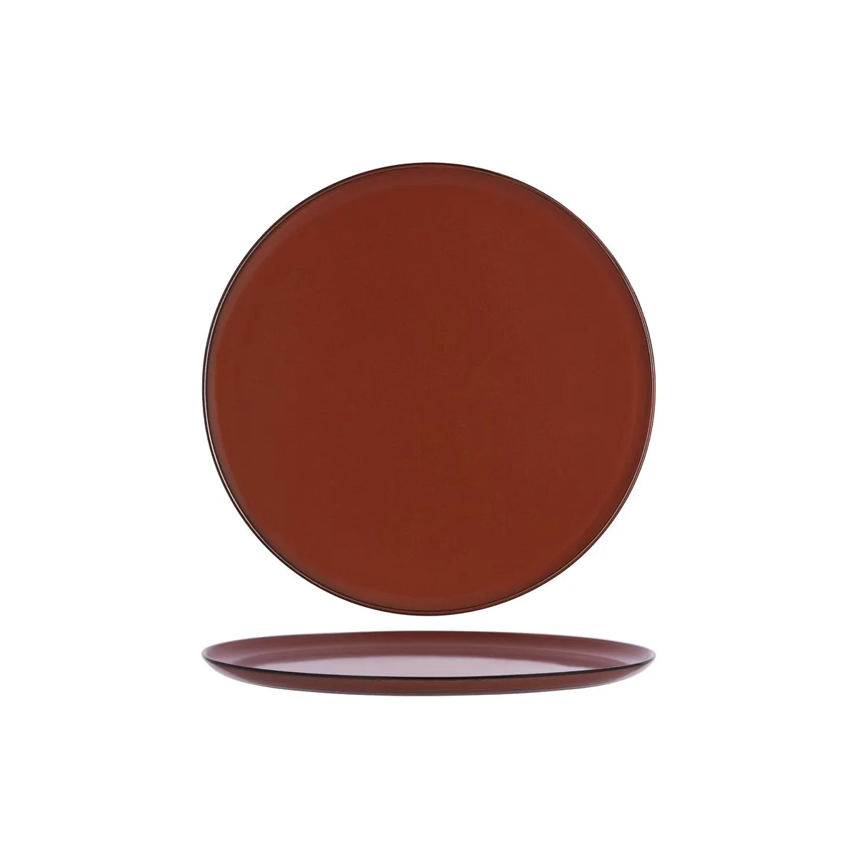 SERAX TERRES DE REVES LARGE ROUND PLATE 260mm RUST (*SERAXB5116157*) = PACK OF 4 X EACHES