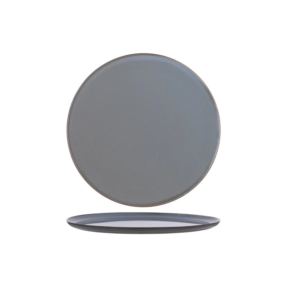 SERAX TERRES DE REVES LARGE ROUND PLATE 260mm SMOKEY BLUE (*SERAXB5116155*) = PACK OF 4 X EACHES