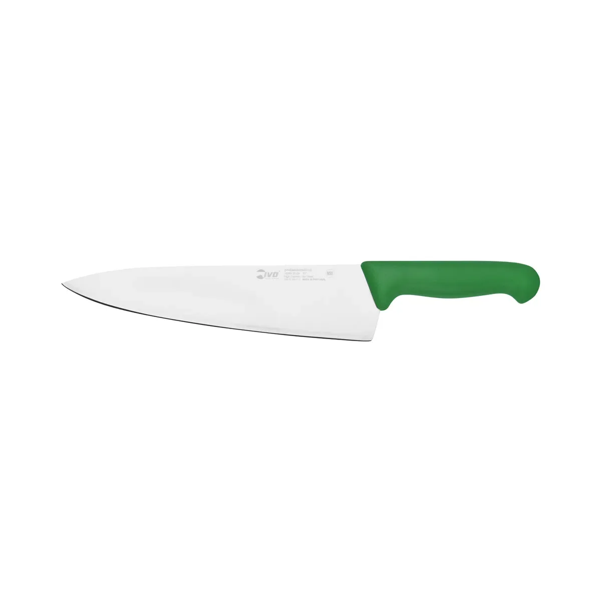 IVO PROFESSIONAL "55000" CHEFS KNIFE 250mm GREEN (*25449*) = 1 X EACH