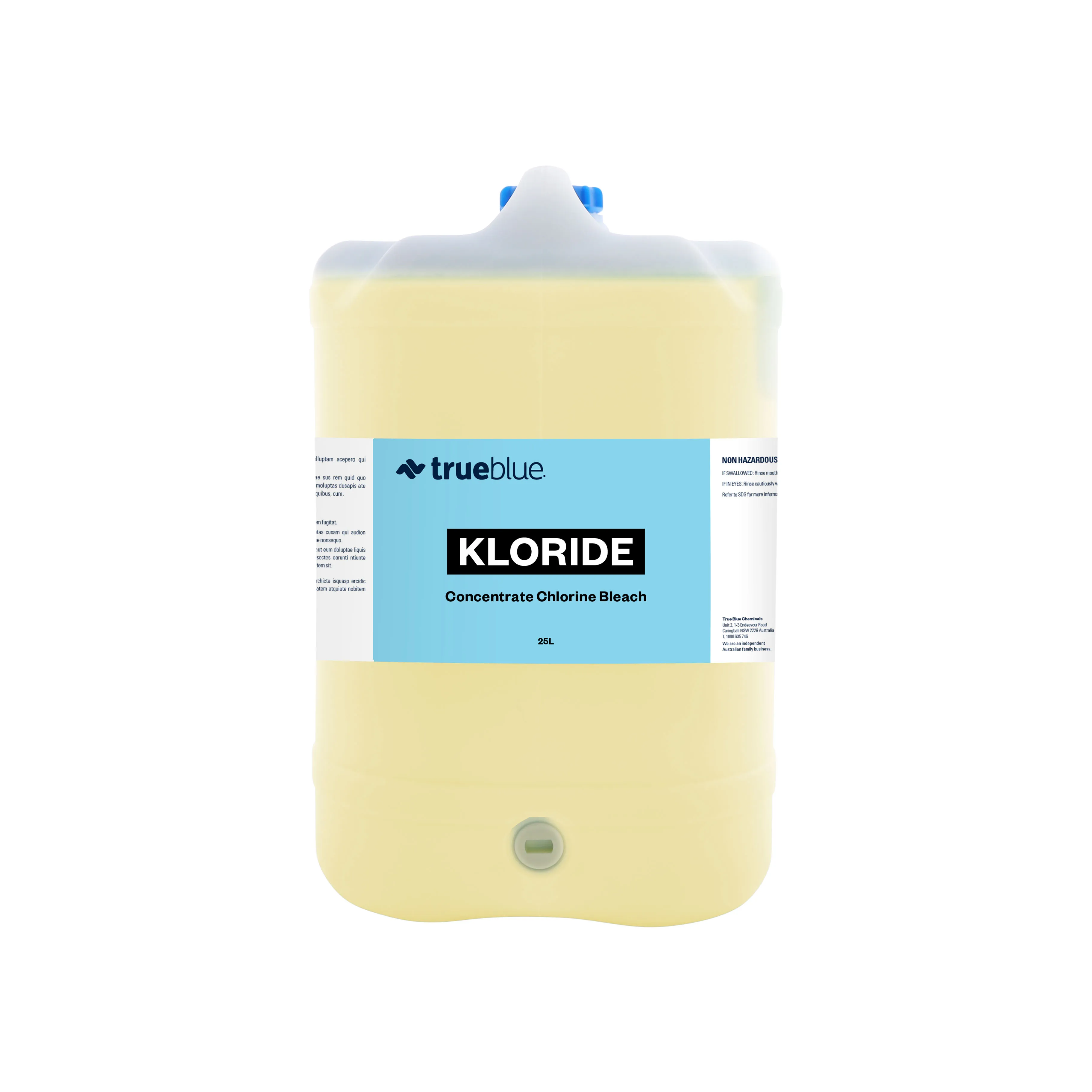True Blue Kloride Laundry Wash Destainer 15L - Each